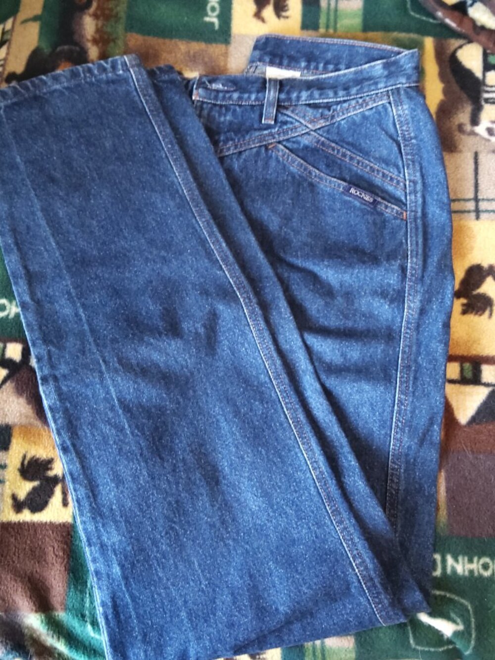 Vintage Rocky Mountain Clothing Co. "Rockies" Denim Jeans Sz. 34/15